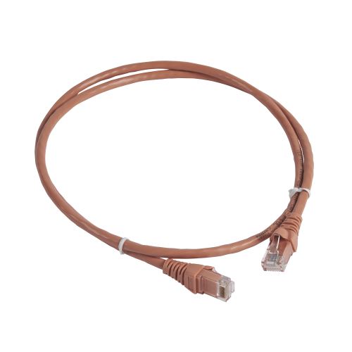 Patch kabel U/UTP Cat.5e PVC 1,0m oranžová RAL 3012