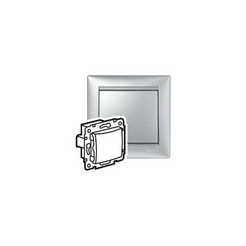 Valena spínač 6 16AX Strieborná metalíza