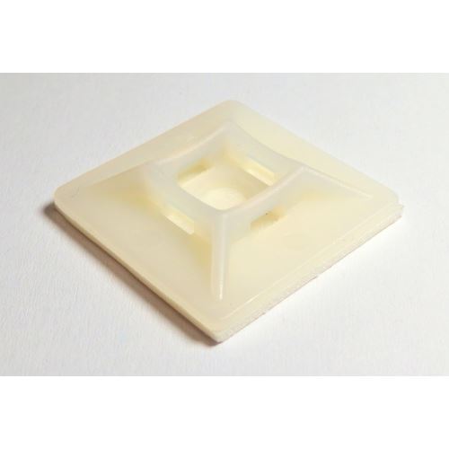 Upevňovací podstavec 27x27x6 mm bílá