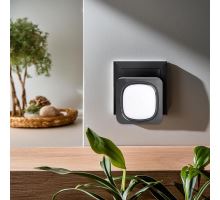 Solight bezdrátový zvonek a noční světélko, do zásuvky, 150m, černý, learning code (3)